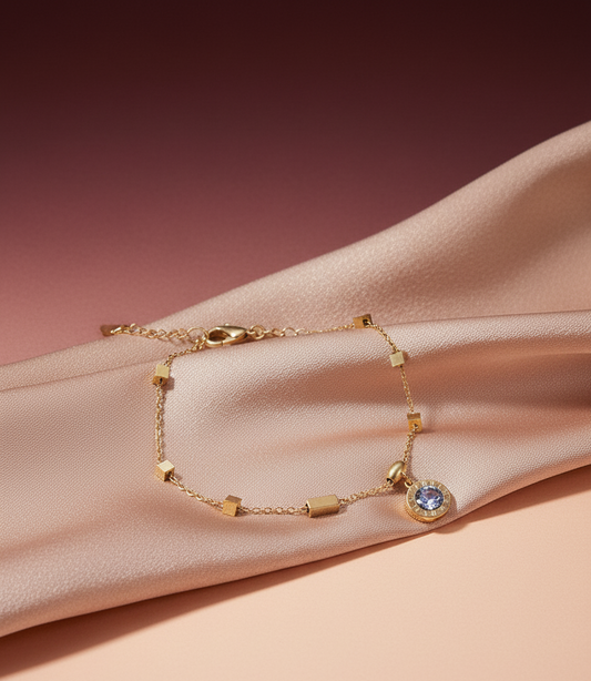 18K DIAMOND ROMAN MOMENT BRACELET GOLD