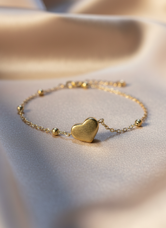 GOLDEN HEARTBEAT BRACELET