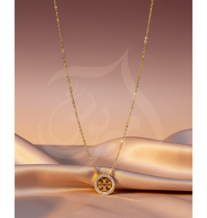 T-EMBLEM PENDANT GOLD