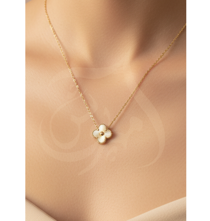 24K GOLDEN CLOVER PENDANT