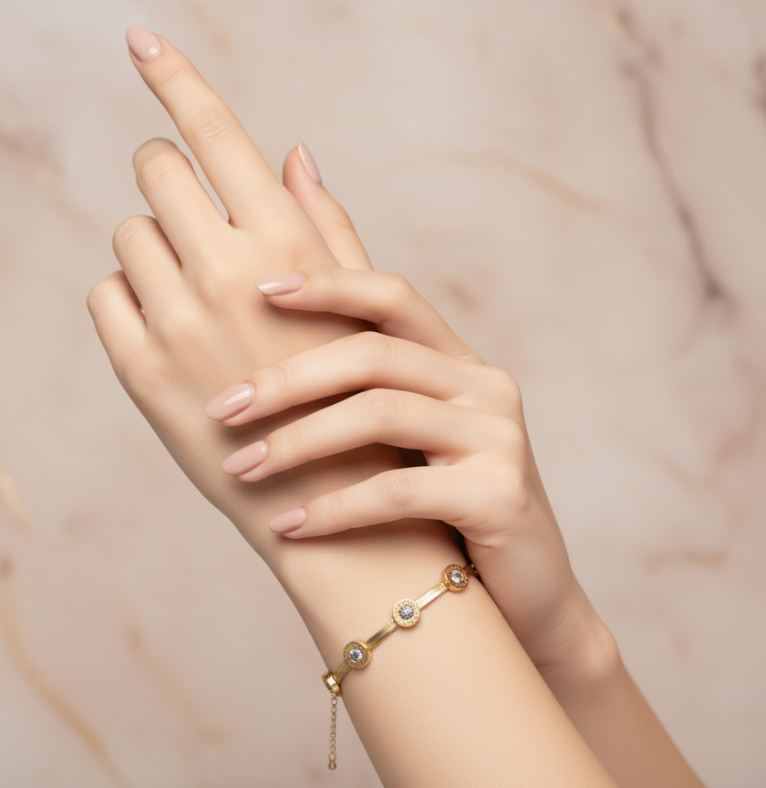 18K DIAMOND ROMAN BRACELET