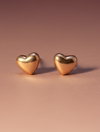 GOLDEN LOVE STUDS