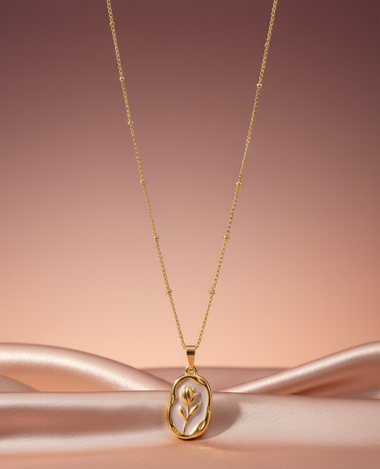 GOLDEN FLOWER CHARM PENDANT