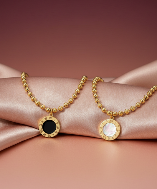 ROMAN MOMENT BRACELET DUAL SIDED (BLACK & WHITE)